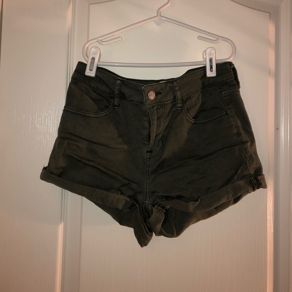 pacsun army green shorts